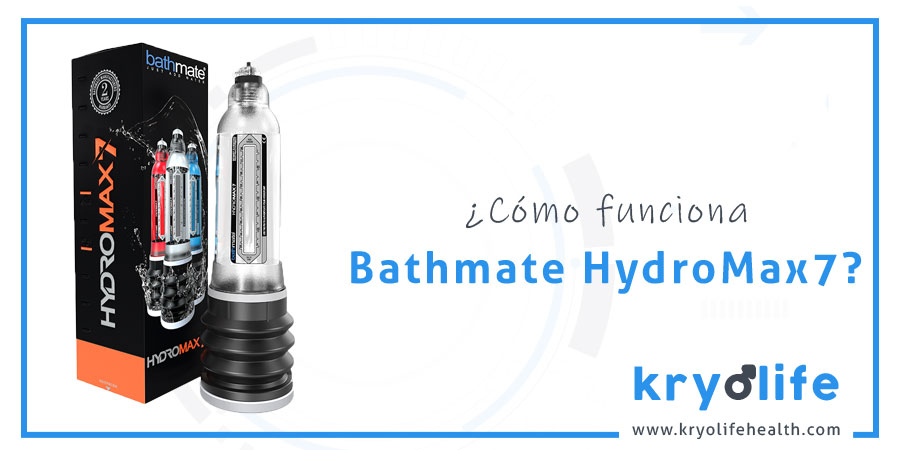 ¿Cómo funciona Bathmate Hydromax7