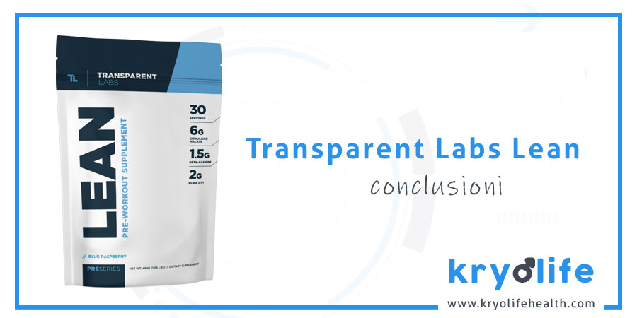 Transparent Labs Lean: conclusioni