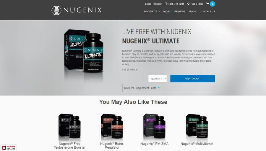 Nugenix Ultimate official website