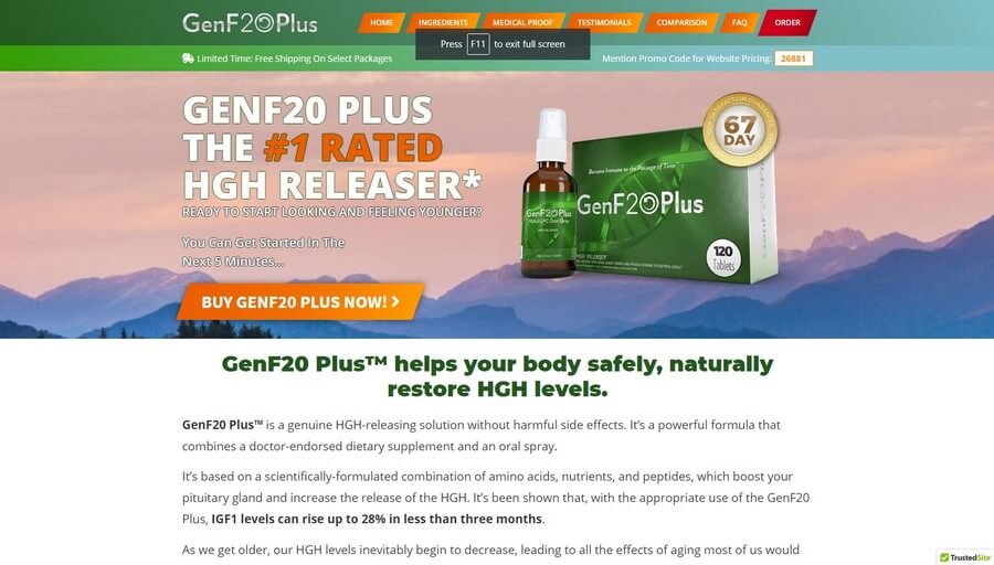 GenF20 Plus official website