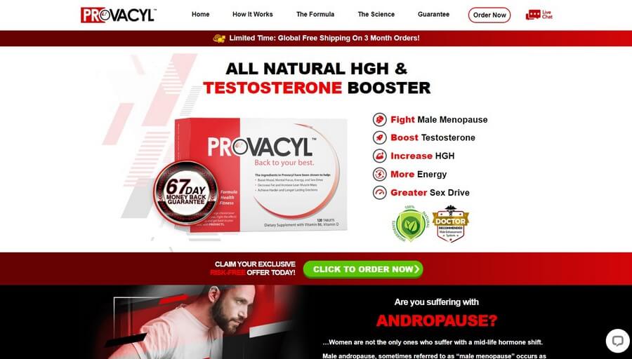 Provacyl official website