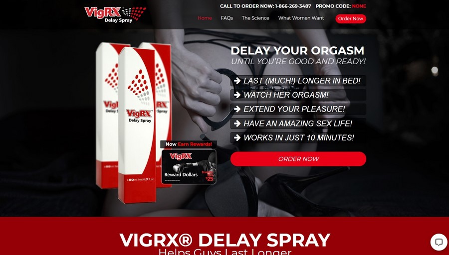 VigRX Delay Spray official website